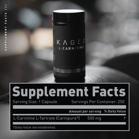 KAGED L-CARNITINE | GYM SUPPLEMENTS U.S 