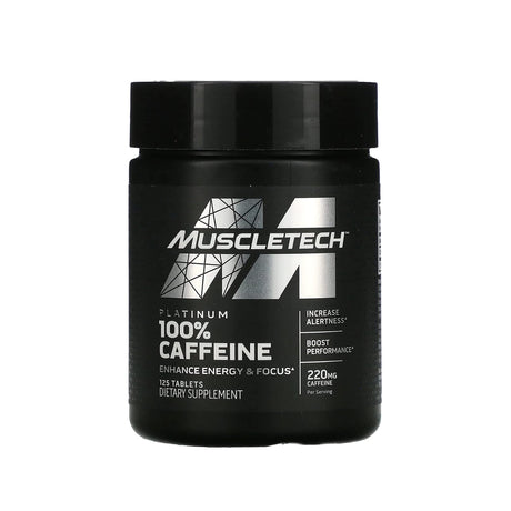 MUSCLETECH PLATINUM 100% CAFFEINE | GYM SUPPLEMENTS U.S