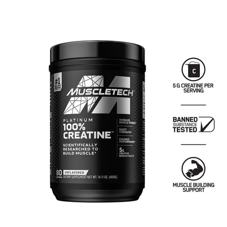 PLATINUM 100% CREATINE - GYM SUPPLEMENTS U.S