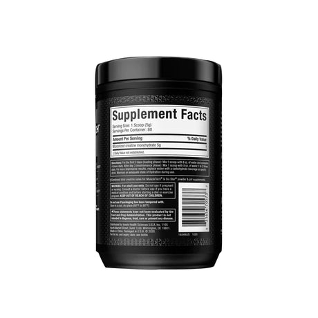 PLATINUM 100% CREATINE | NUTRITION FACTS |  GYM SUPPLEMENTS U.S