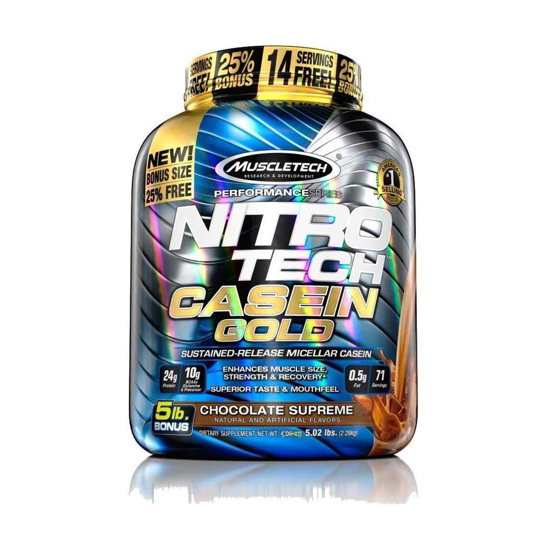 NITRO-TECH CASEIN GOLD - GYM SUPPLEMENTS U.S