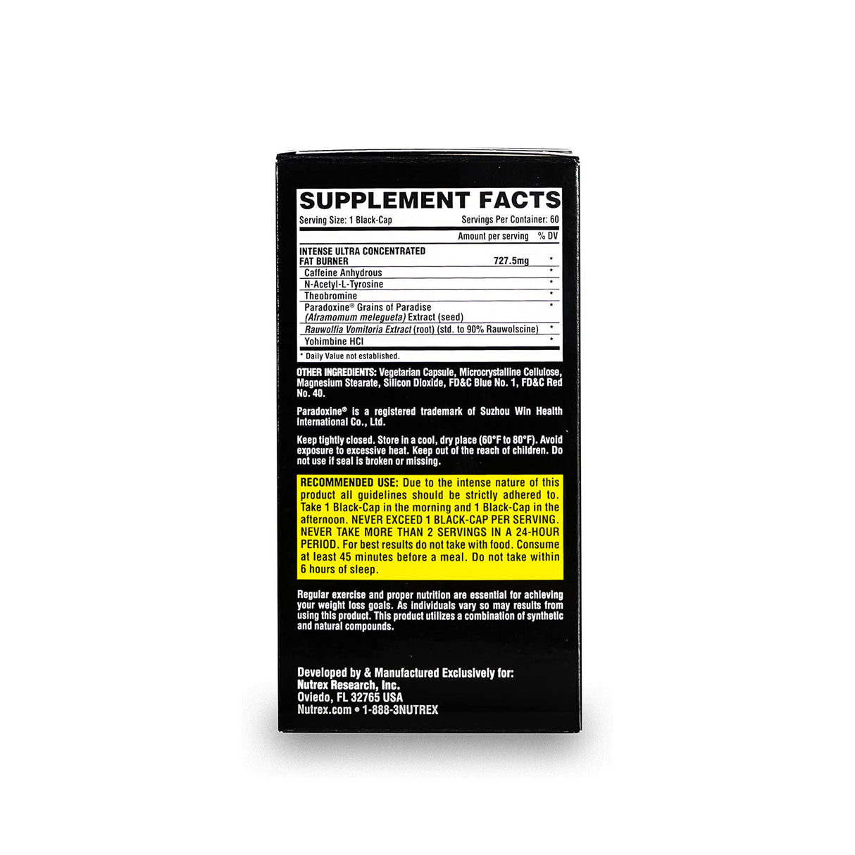 LIPO-6 BLACK UC INTENSE | GYM SUPPLEMENTS U.S