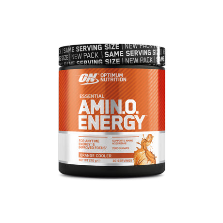 OPTIMUM NUTRITION | ESSENTIAL AMINO ENERGY | 30 SERVINGS | ORANGE COOLER FLAVOR | GYM SUPPLEMENTS U.S