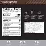 PLATINUM HYDROWHEY | TURBO CHOCOLATE FLAVOR | NUTRITION FACTS | GYM SUPPLEMENTS U.S