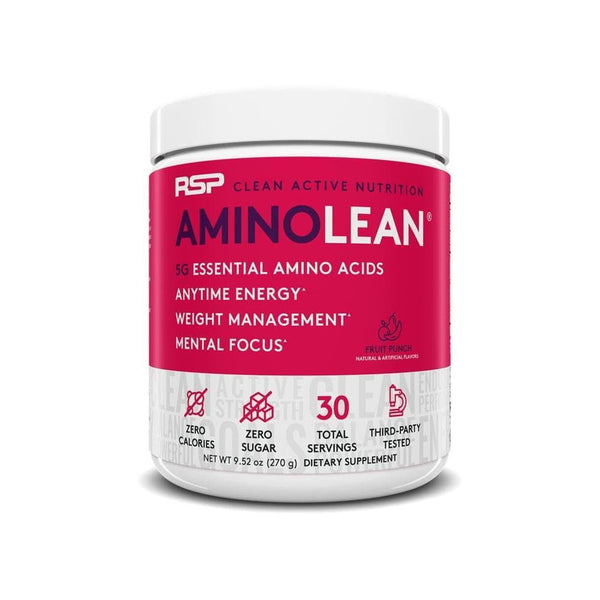 RSP AMINO LEAN | FRUIT PUNCH | GYM SUPPLEMENTS U.S