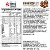 Dymatize super mass gainer - 12 lbs | Rich chocolate flavor - nutrition facts | gym supplements u.s