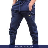 TAPERED GYM SWEATPANTS | NAVY BLUE COLOR | GYM SUPPLEMENTS U.S