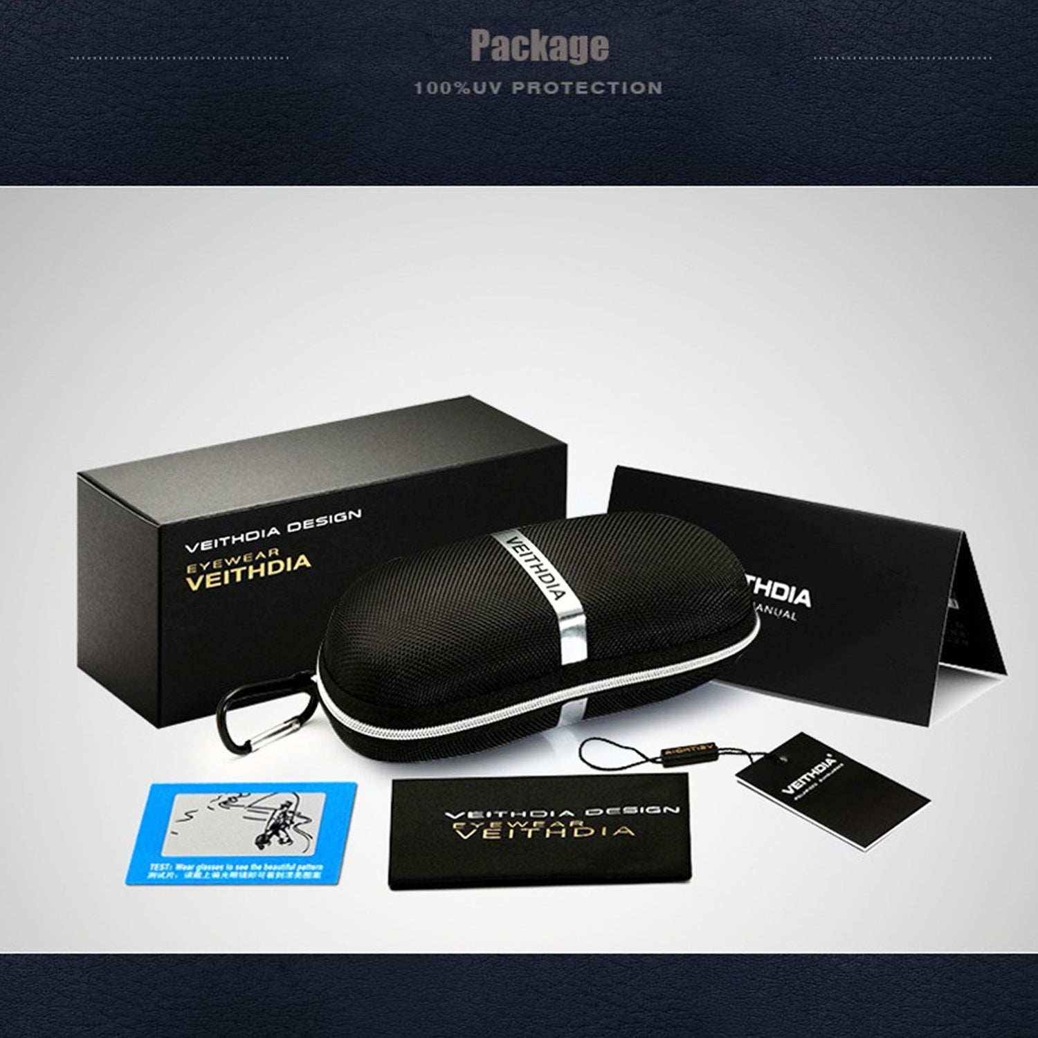 VEITHDIA POLARIZED PILOT SUNGLASS - GYM SUPPLEMENTS U.S