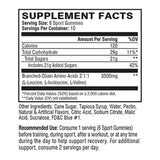 XTEND SPORTS RECOVERY GUMMIES | BLUE-RASPBERRY FLAVOR | NUTRITION FACTS | GYM SUPPLEMENTS U.S