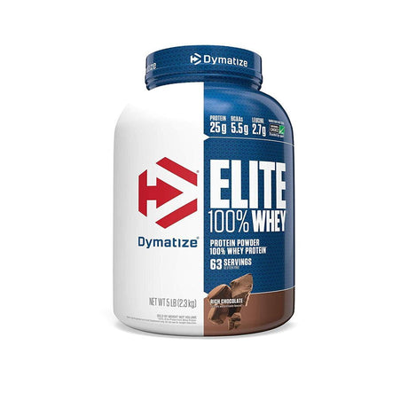 DYMATIZE ELITE 100% WHEY PROTEIN | RICH CHOCOLATE FLAVOR | GYMSUPPLEMENTSUS.COM | GYM SUPPLEMENTS U.S