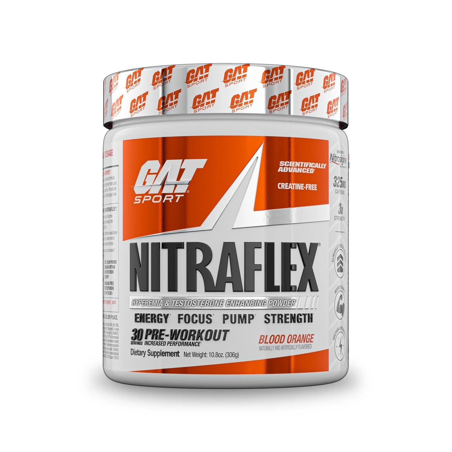 GAT NITRAFLEX | BLOOD ORANGE FLAVOR | GYM SUPPLEMENTS U.S