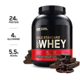 5LBS GOLD STANDARD 100% WHEY PROTEIN | DOUBLE RICH CHOCOLATE FLAVOR | GYMSUPPLEMENTSUS.COM