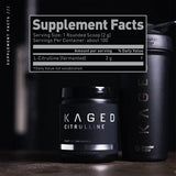 KAGED CITRULLINE - UNFLAVORED | NUTRITION FACTS | GYMSUPPLEMENTSUS.COM