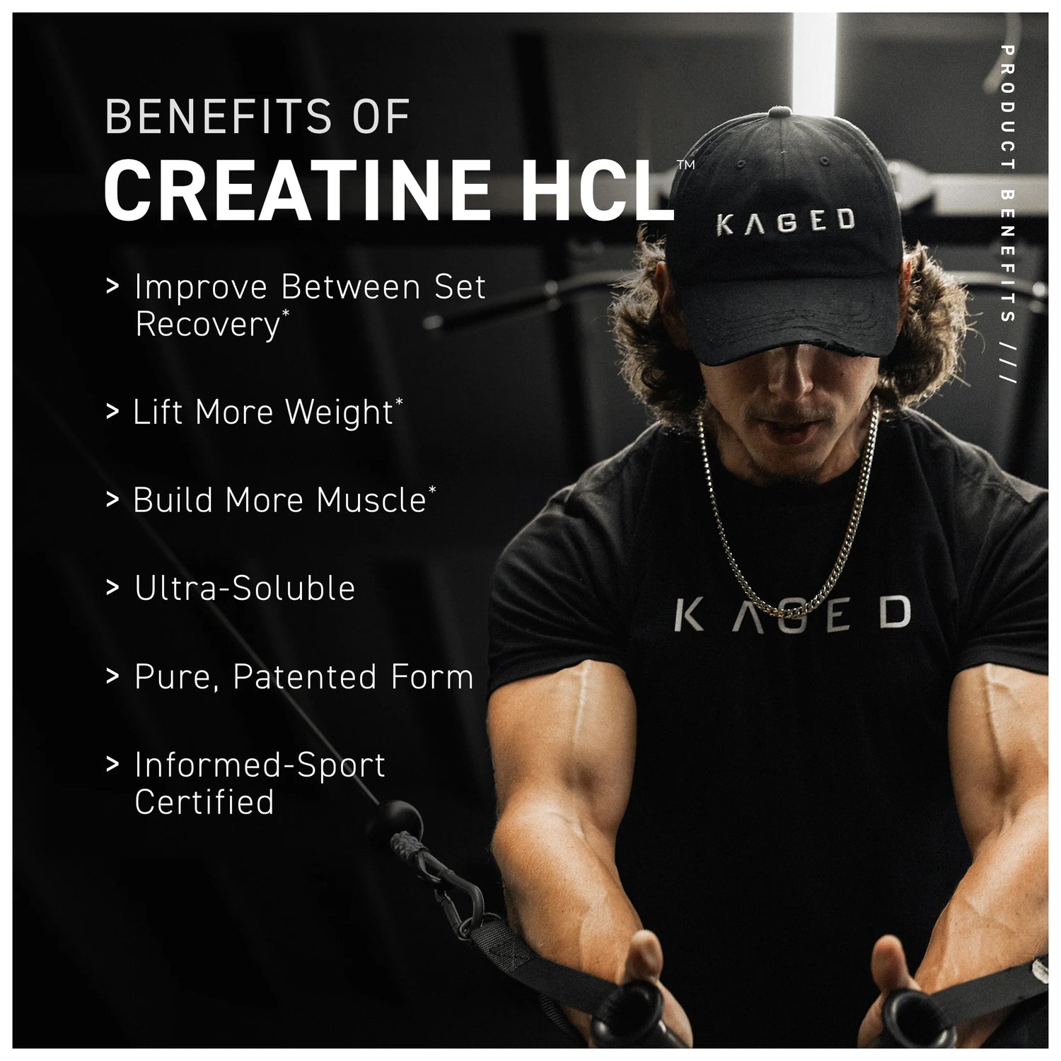 KAGED CREATINE HCL | GYM SUPPLEMENTS U.S
