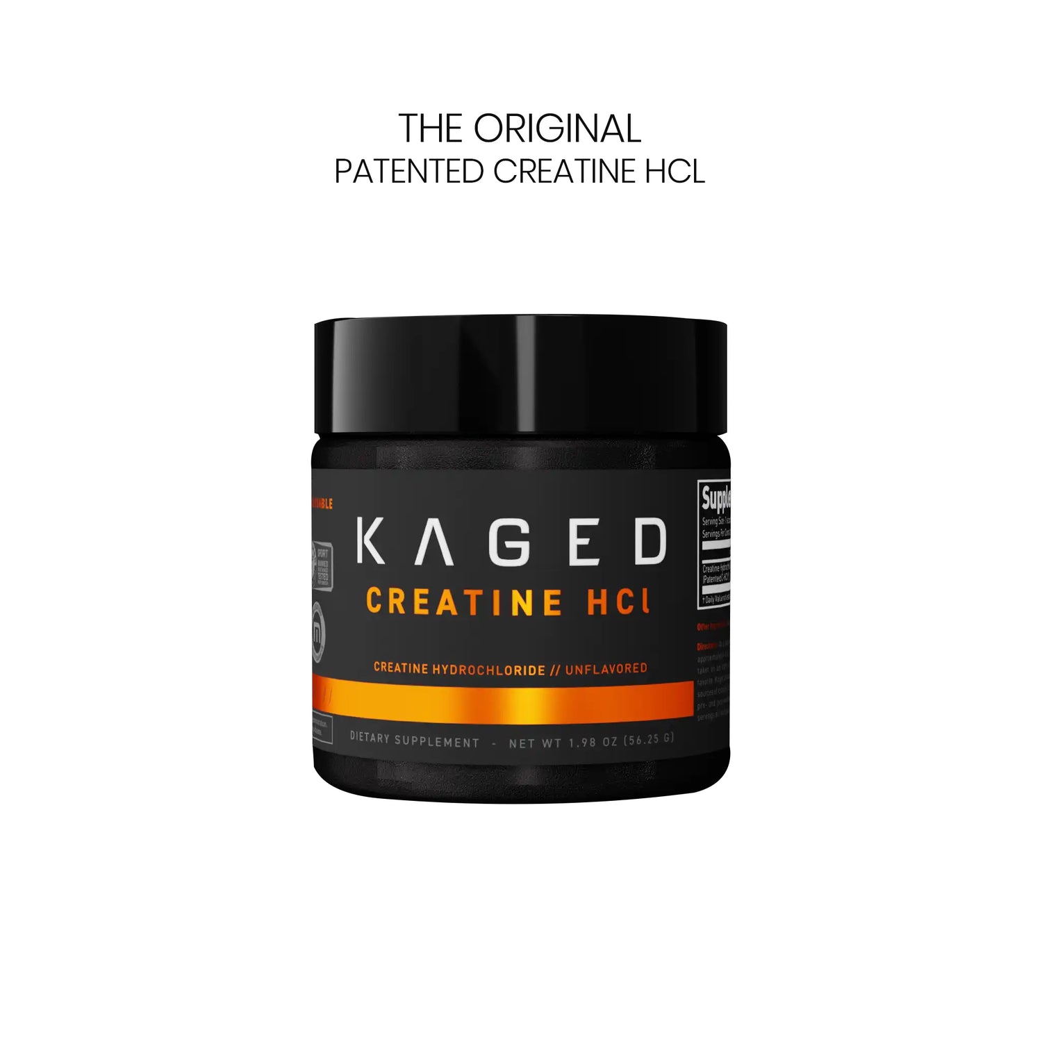 KAGED CREATINE HCL | UNFLAVORED FLAVOR | GYM SUPPLEMENTS U.S