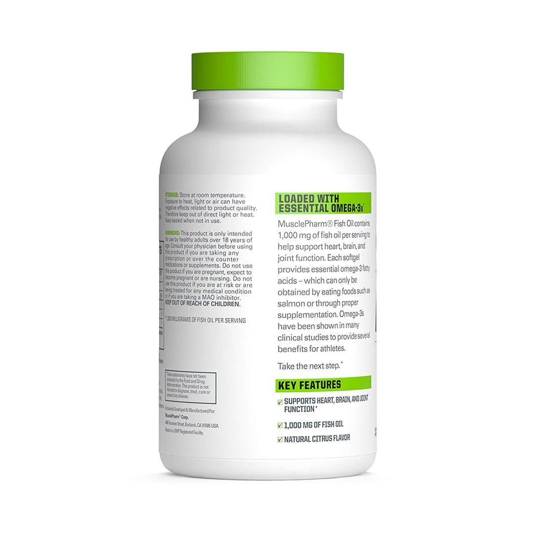 FISH OIL 90 SOFTGELS | MUSCLE PHARM (MP) | GYM SUPPLEMENTS U.S | GYMSUPPLEMENTSUS.COM