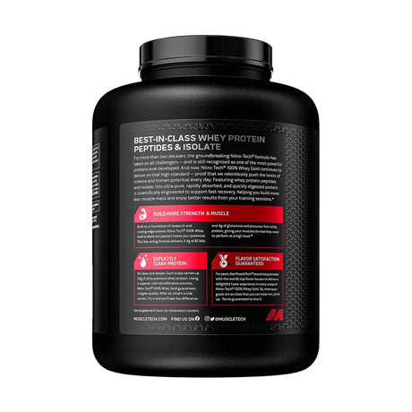 NITRO TECH 100% WHEY GOLD | DOUBLE RICH CHOCOLATE FLAVOR | NUTRITION FACTS | GYM SUPPLEMENTS U.S
