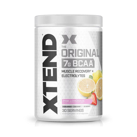 XTEND BCAA - 30 SERVINGS | PINK LEMONADE | GYM SUPPLEMENTS U.S