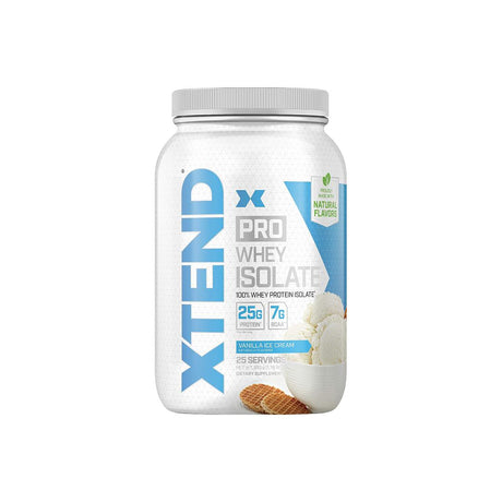 xtend pro whey isolate 810gm | vanilla ice cream flavor | gym supplements u.s