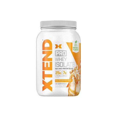 xtend pro whey isolate 823gm | salted caramel shake flavor | gym supplements u.s